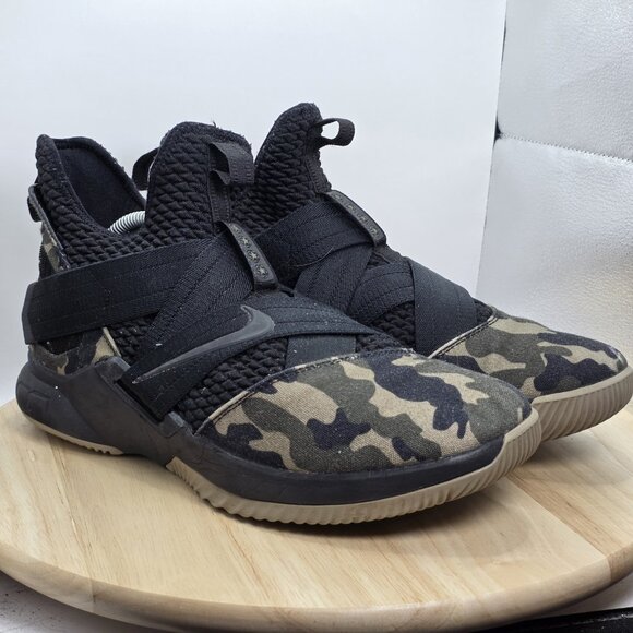 Size 10.5 - Nike LeBron Soldier 12 SFG Camo - Picture 5 of 11